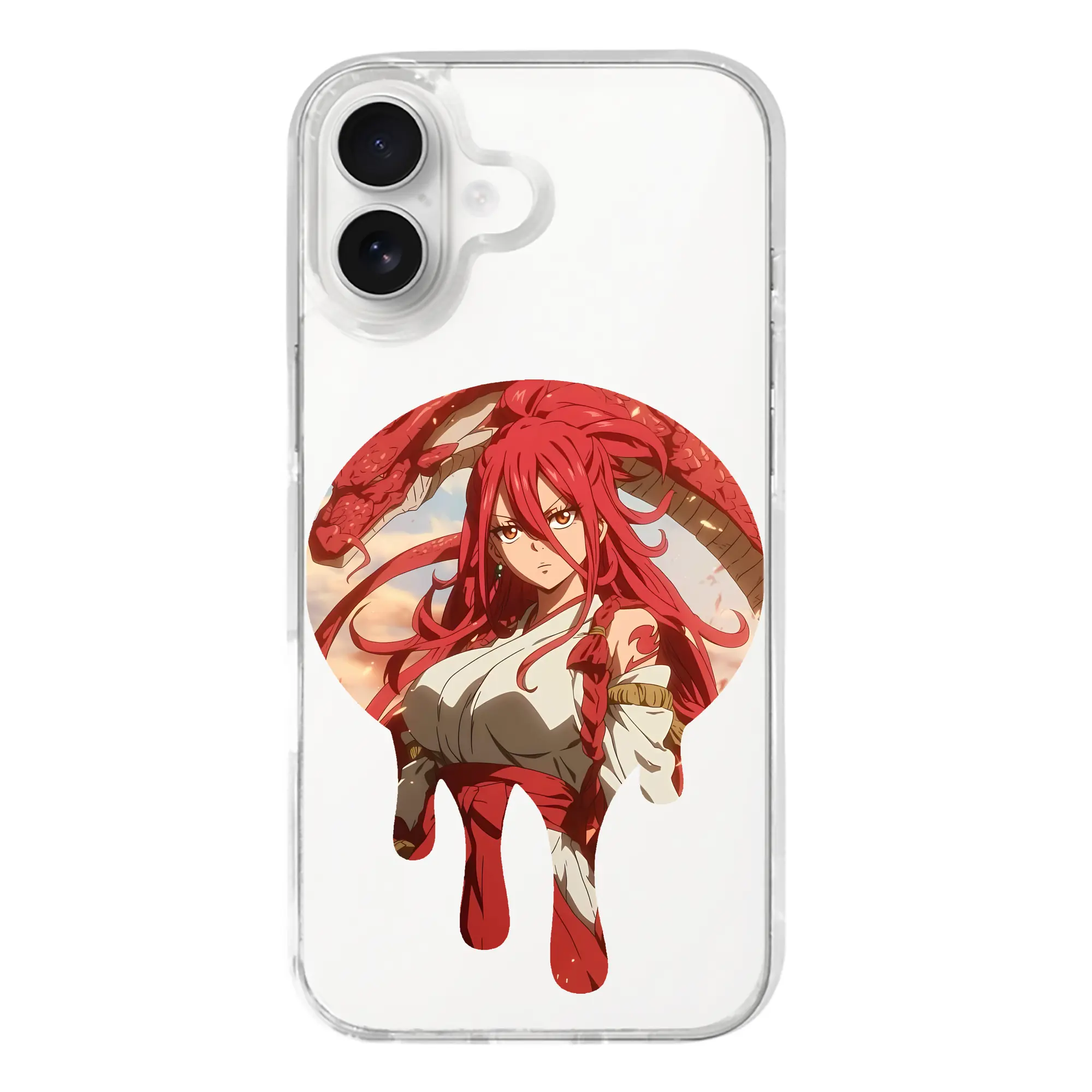 フェアリーテイル グッズ エルザ・スカーレット - iPhone 17シリーズ 透明スマホケース – 薄型・耐衝撃・精密フィット保護カバー